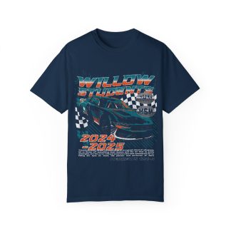 Willow Students Race Car - Unisex Garment-Dyed T-shirt